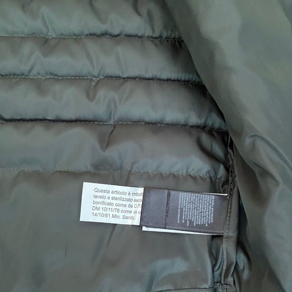 NWT The North Face Men's Stretch Down Vest Olive Green Size Small - Picture 7 of 11